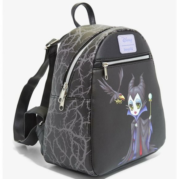Loungefly Disney Maleficent villain mini backpack - Picture 2 of 4